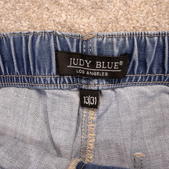 Judy Blue Jogger Blue Jeans Womens 13/31 (FITS 32 X 30) Stretch Denim JB88496 - Picture 4 of 11